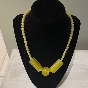 Fabulous handcrafted necklace can be worn two ways. Sterling clasp